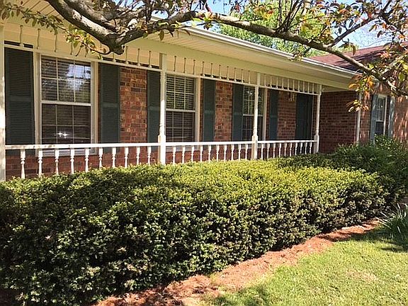 Shaded porch