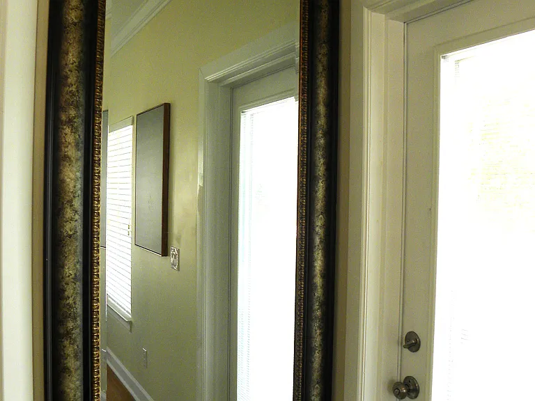 2nd Floor Front Master Bedroom Door Leading to a Deck - Another mirror to check final touches!