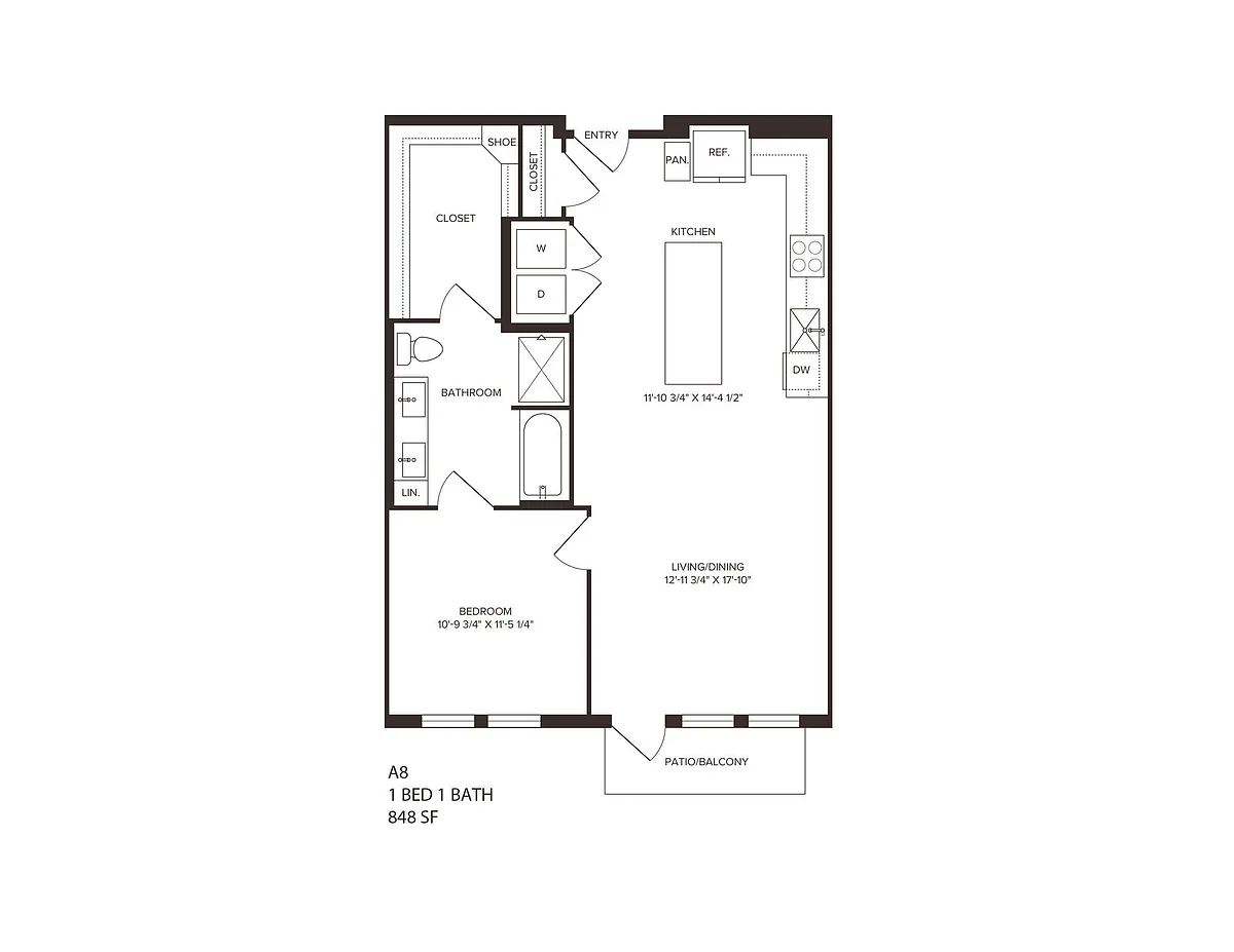 Floor plan A8