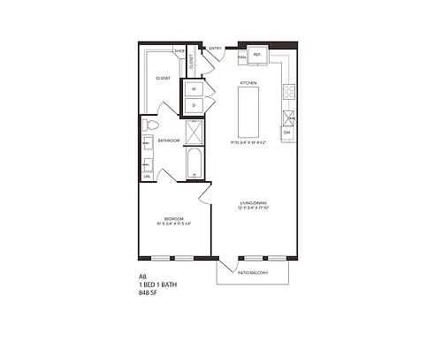 Floor plan A8