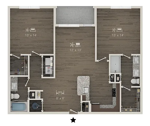 Floor plan B1
