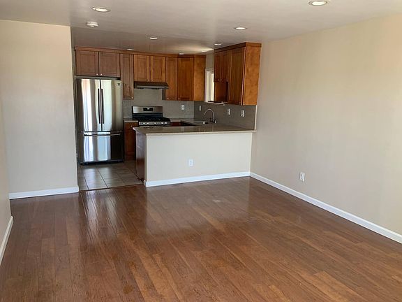 Open kitchen to living room