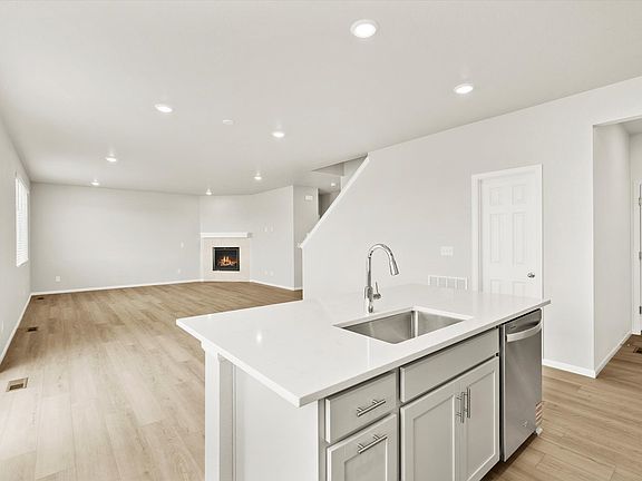 The Waterton floorplan interior image taken at a Meritage Homes community in Commerce City, CO