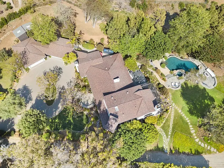 Birds eye view of the surround beauty.