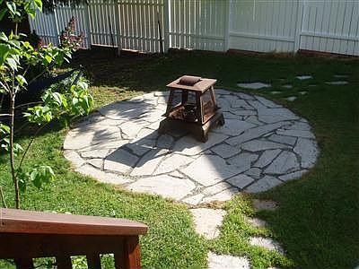 Back Stone Patio