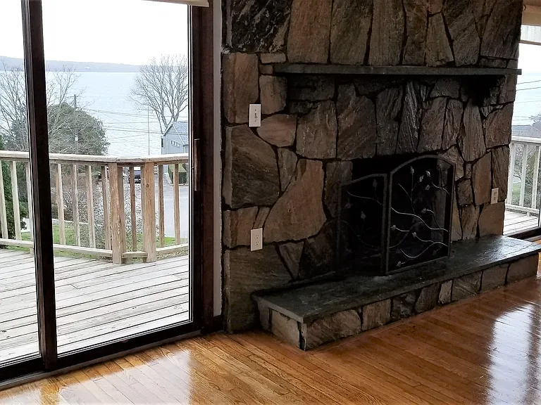 living room and view
