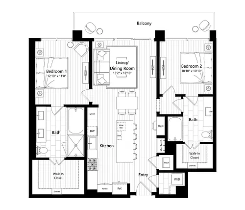 Floor plan B1