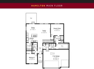 Hamilton Plan, Fox Valley, Waukee, IA 50263