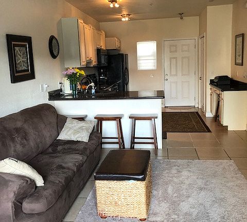 Den/Kitchen from patio