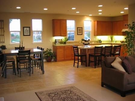 Dining Room and kitchen island