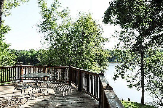 View of Island Lake from the deck