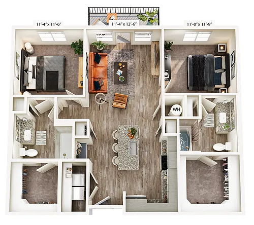 Floor plan B1