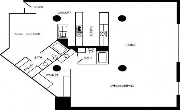 2 Bedrooms & 2 Bathrooms 2 Bedrooms & 2 Bathrooms