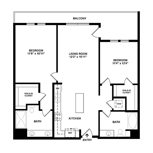 Floor plan Plan B1