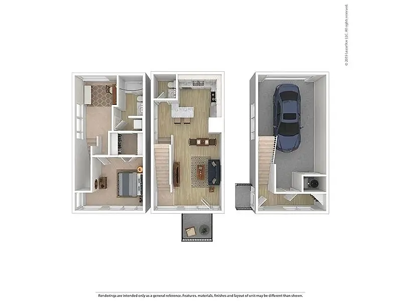 Floor plan 1 Bedroom 1 Bathroom 1063