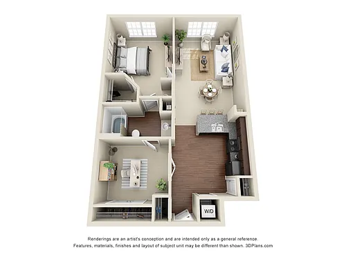 Floor plan A4 with den