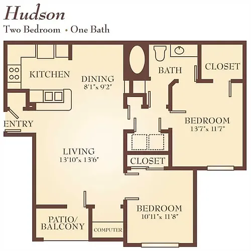 Floor plan Hudson