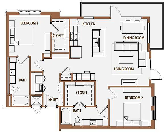 Floor plan B3