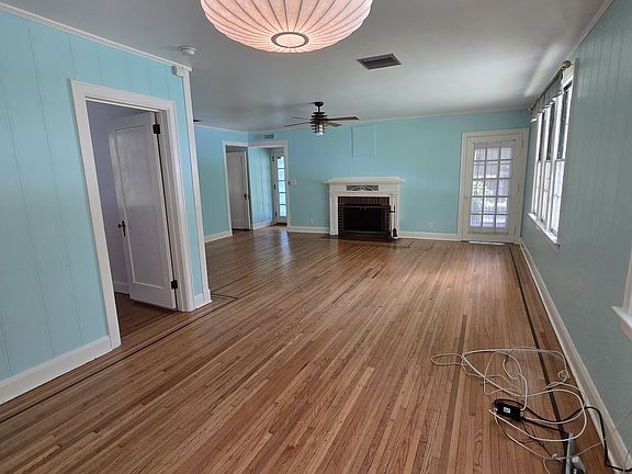 View of great room from dining area