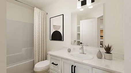 Floor plan 2 bed 1 bath