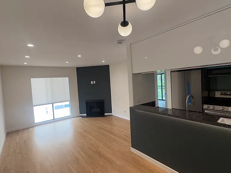 Living room from dining area