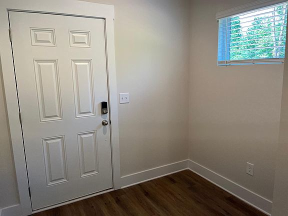 Right inside front door, nook space