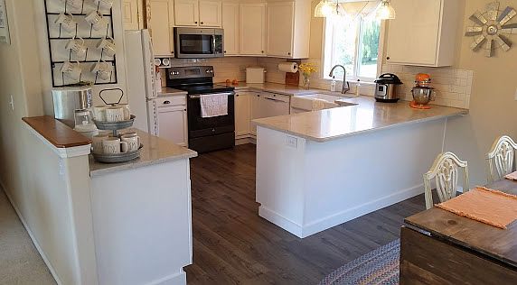 Updated farmhouse kitchen