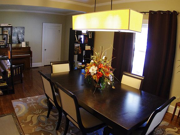 Entry and dining room