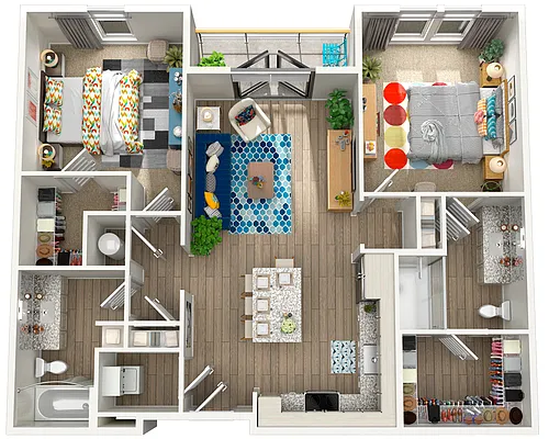 Floor plan B1
