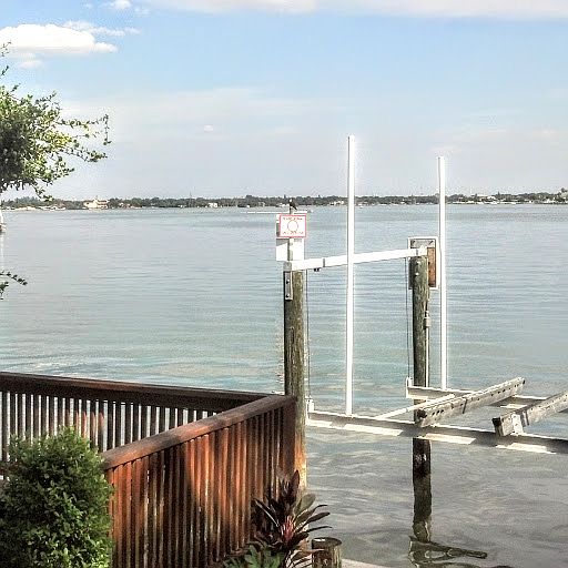 View from unit of water and 