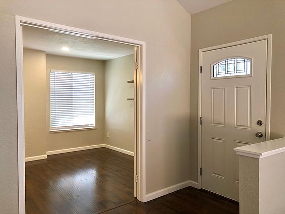 Front Door & Downstairs Bedroom or Work From Home Office