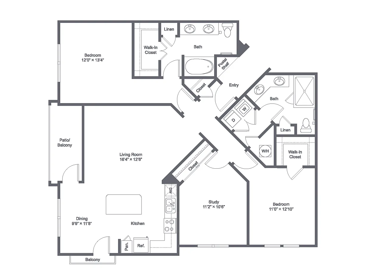 Floor plan C1