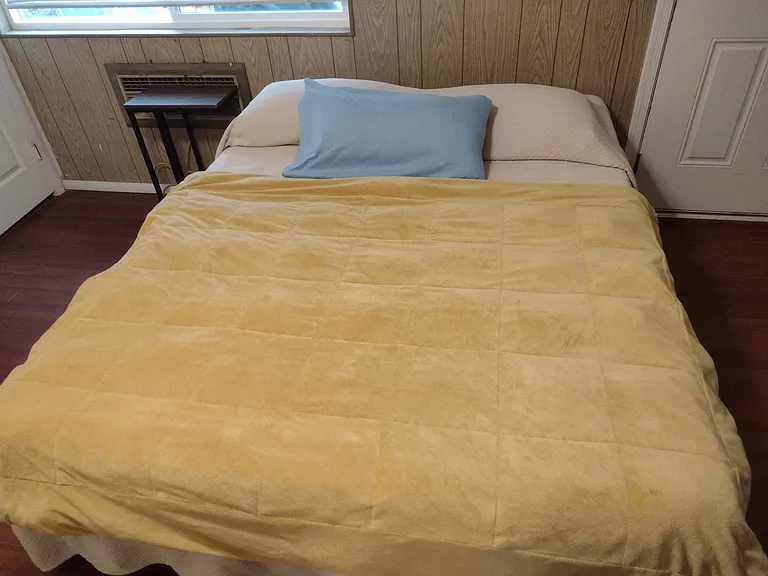 Master bedroom bed