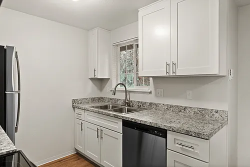 Floor plan One Bedroom w/vaulted
