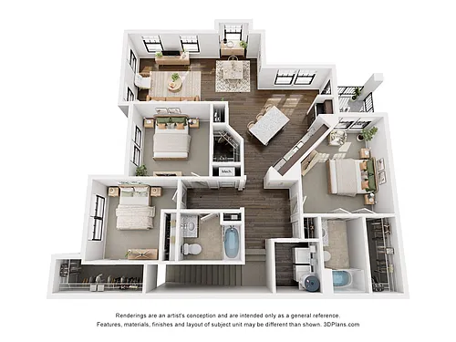 Floor plan The Wool