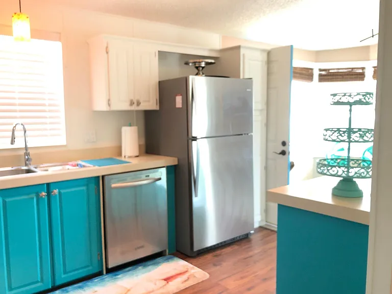 Kitchen view from hallway