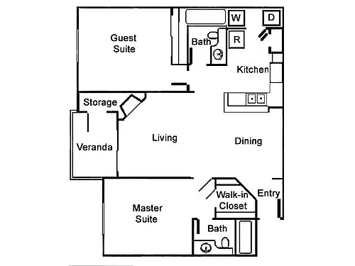Floor plan Chaucer