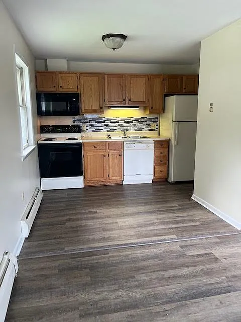 all new flooring throughout the apartment