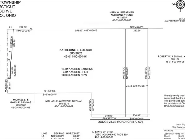 Dodgeville Rd, Rome, OH 44085