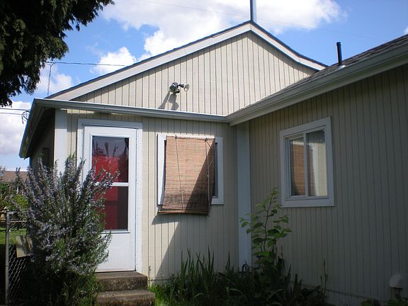 Back door, back yard