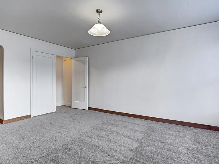 Living Room with Walk-In Closet