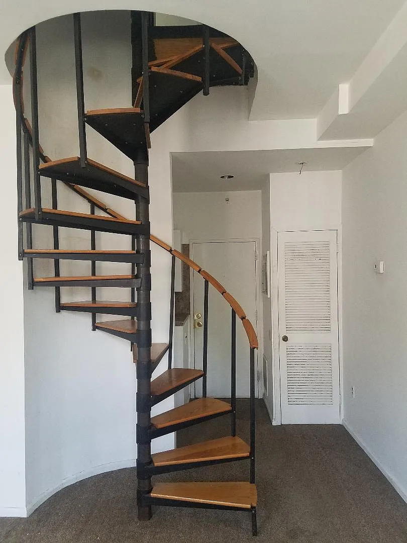 Spiral stairs Leading to Master suite - 1132 Mount Vernon St #2F