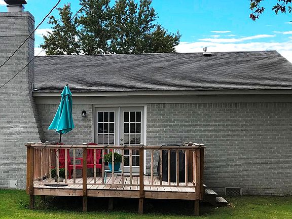 Deck and French doors