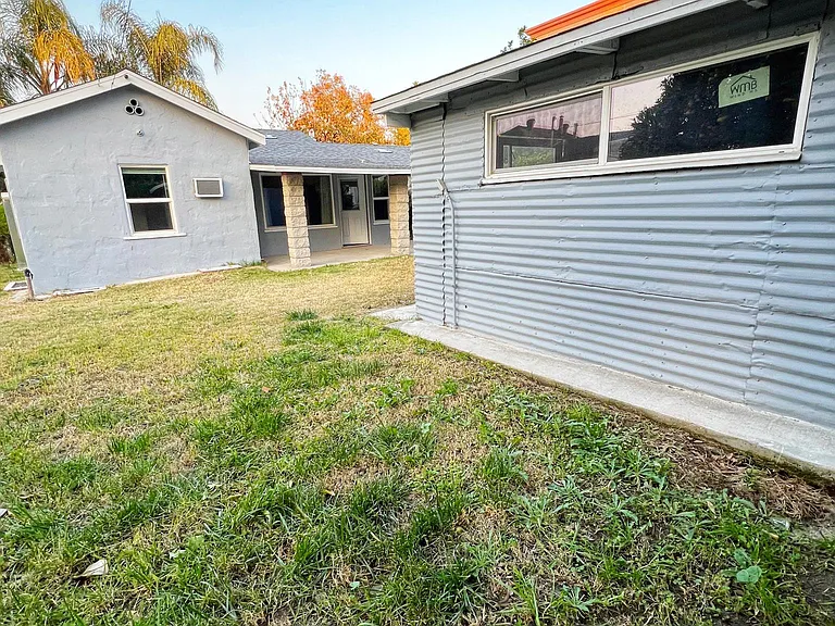 Backyard and shed