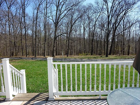 View from raised deck