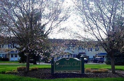 A well maintained landscaped complex awaits