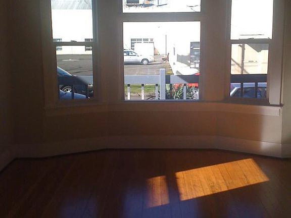 Looking out on to front porch and 22nd
