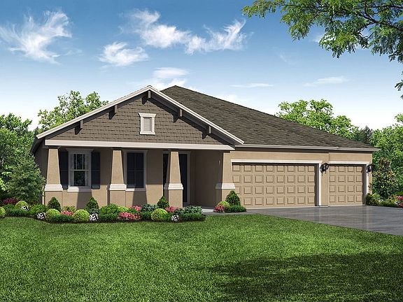 Sweet Bay Craftsman elevation William Ryan Homes Tampa