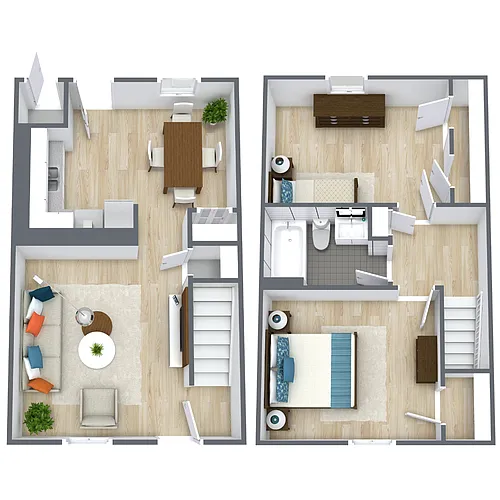 Floor plan 2/1