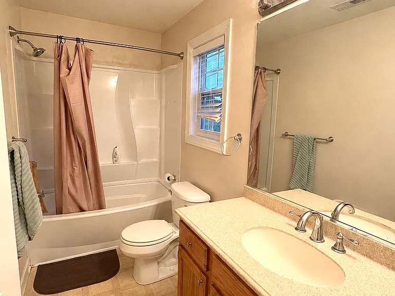 Full bathroom #2 with tub and shower